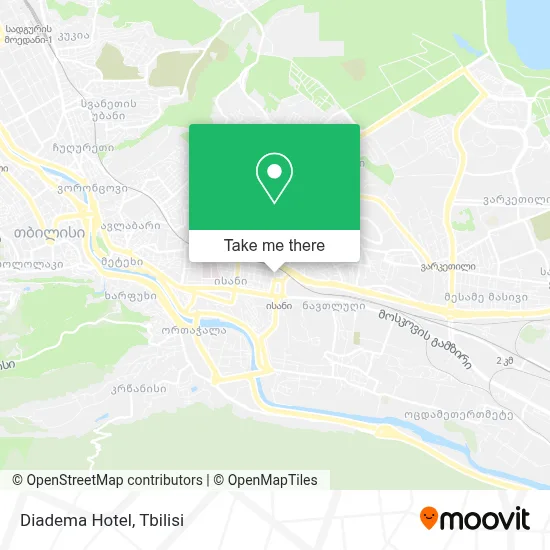 Diadema Hotel map