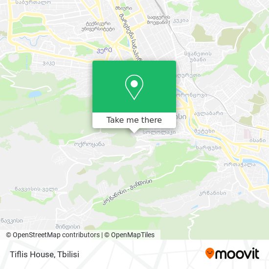 Tiflis House map