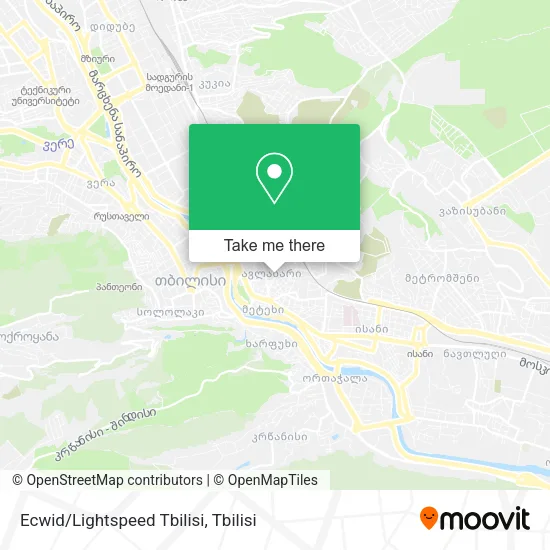Карта Ecwid/Lightspeed Tbilisi