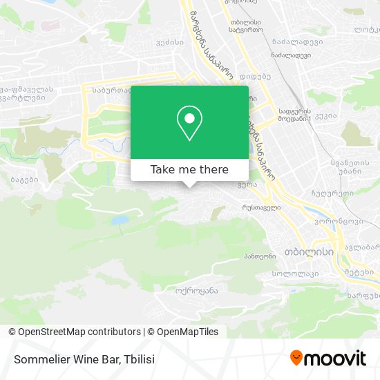 Карта Sommelier Wine Bar