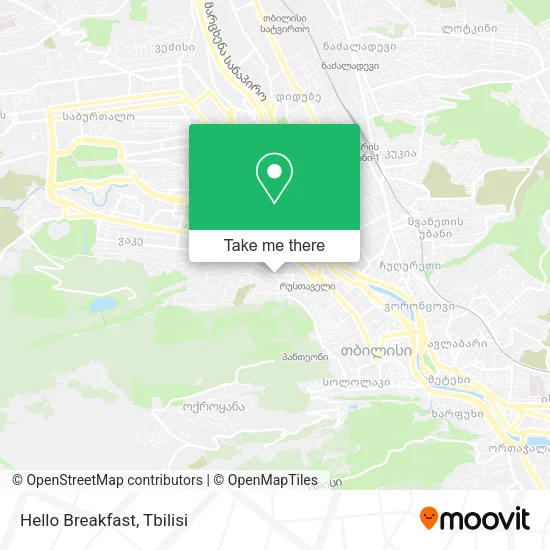 Hello Breakfast map