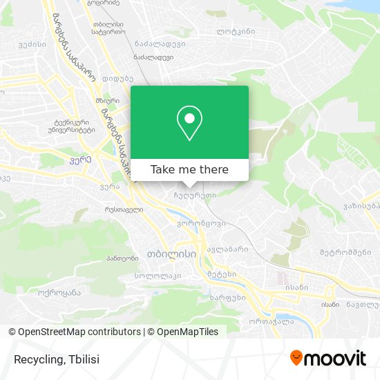 Recycling map