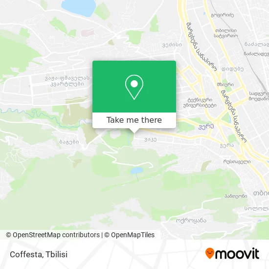 Карта Coffesta