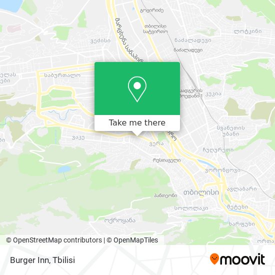 Burger Inn map