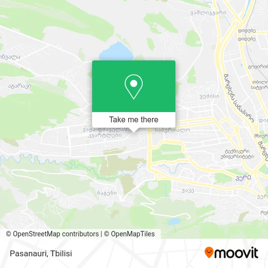 Карта Pasanauri