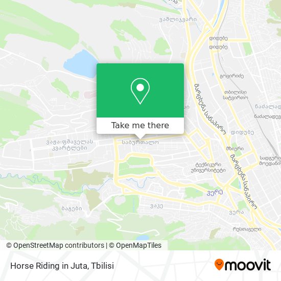 Horse Riding in Juta map
