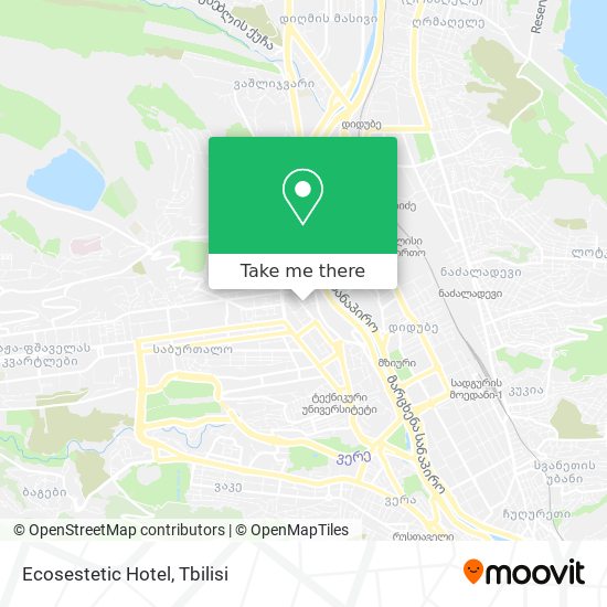 Ecosestetic Hotel map