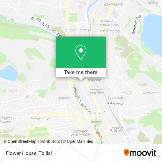 Flower House map