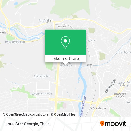Hotel Star Georgia map