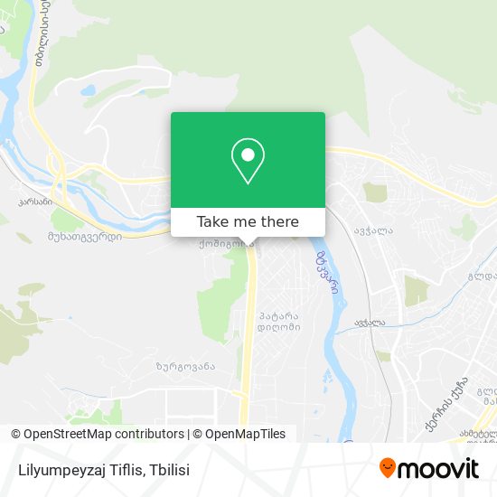 Lilyumpeyzaj Tiflis map