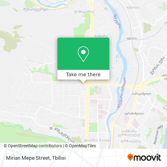 Карта Mirian Mepe Street