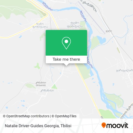 Карта Natalie Driver-Guides Georgia