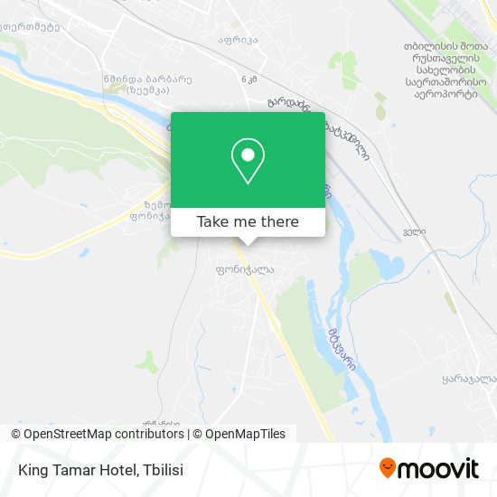 Карта King Tamar Hotel