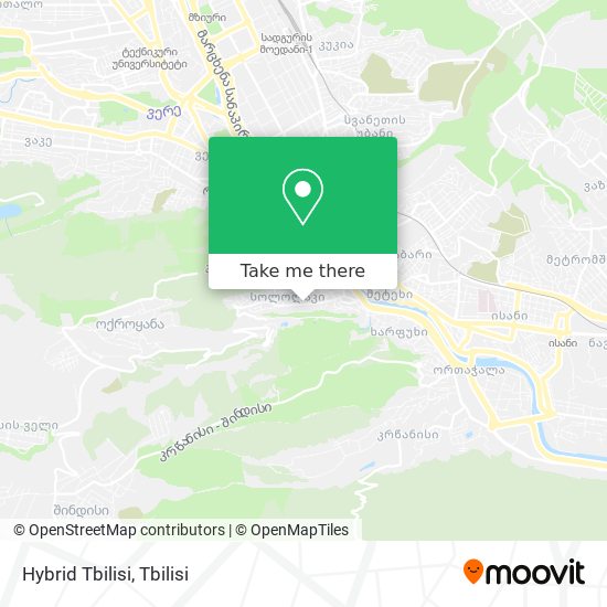 Hybrid Tbilisi map