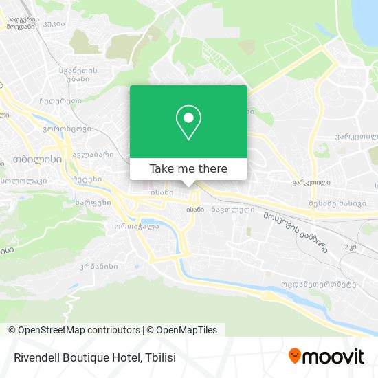 Rivendell Boutique Hotel map