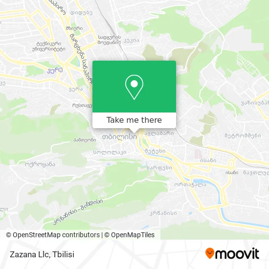 Карта Zazana Llc