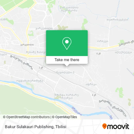 Карта Bakur Sulakauri Publishing
