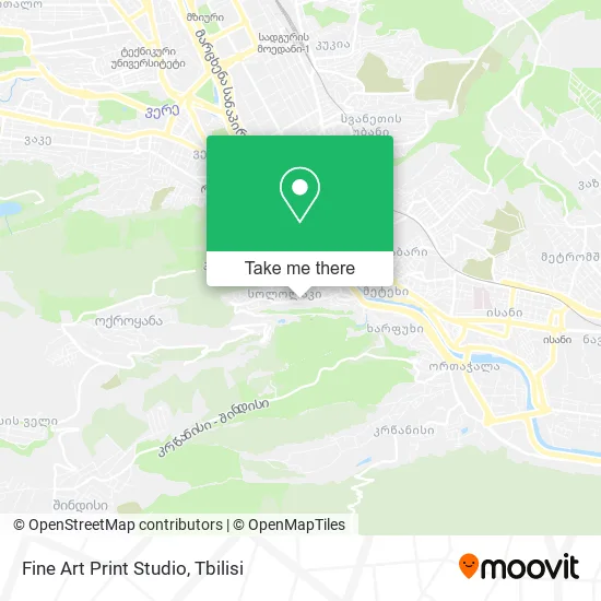 Карта Fine Art Print Studio