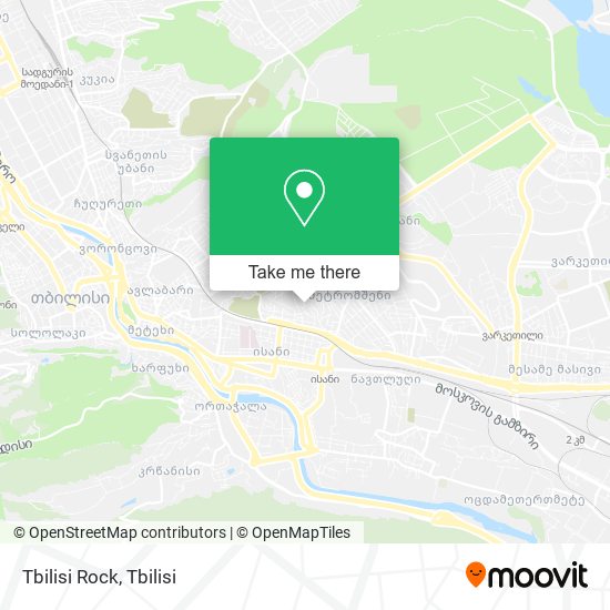 Tbilisi Rock map