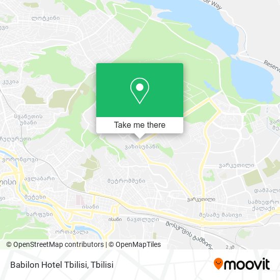 Babilon Hotel Tbilisi map