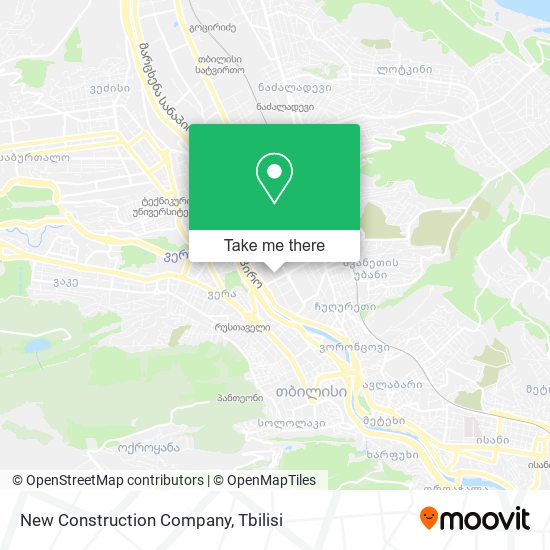 Карта New Construction Company