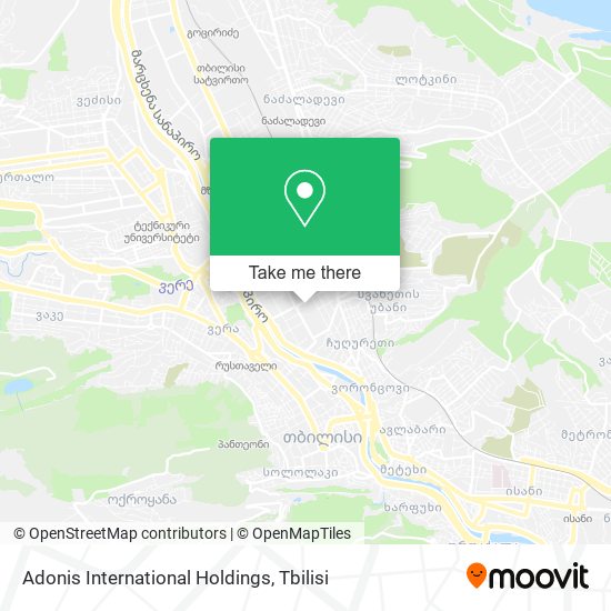 Adonis International Holdings map