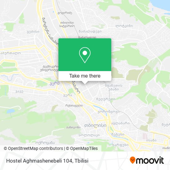 Hostel Aghmashenebeli 104 map