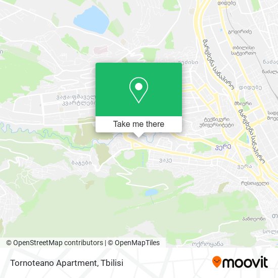 Tornoteano Apartment map