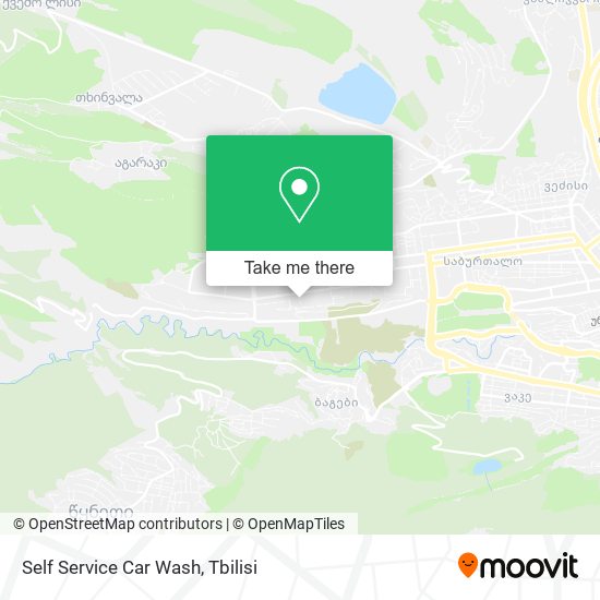 Self Service Car Wash map