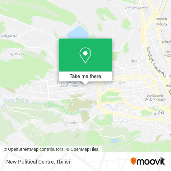 New Political Centre map