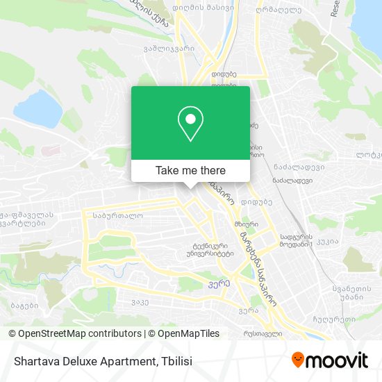 Shartava Deluxe Apartment map