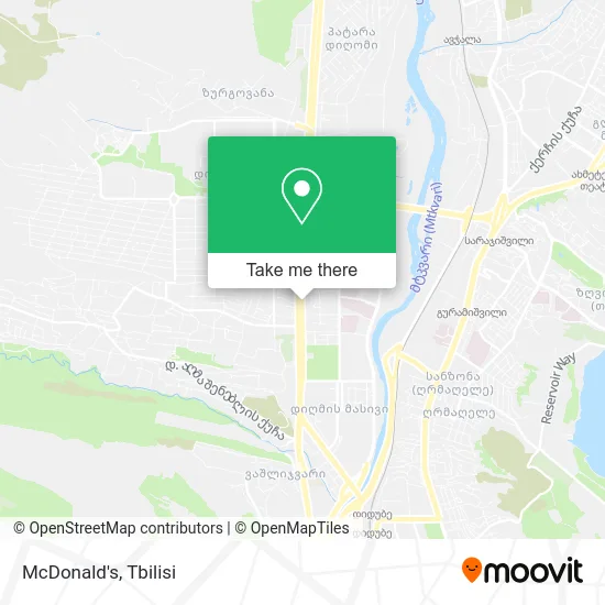 Карта McDonald's