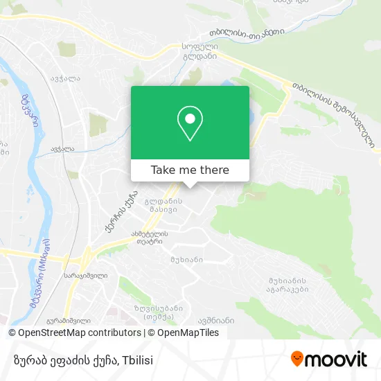 ზურაბ ეფაძის ქუჩა map