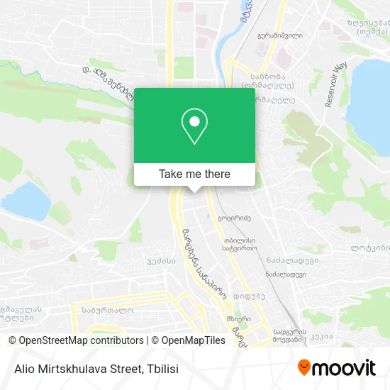 Карта Alio Mirtskhulava Street