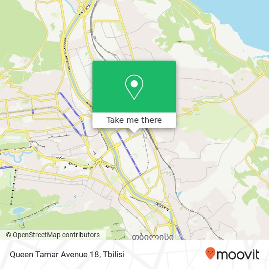 Queen Tamar Avenue 18 map