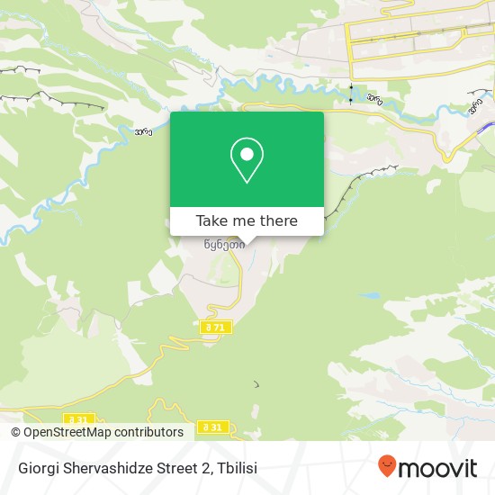 Giorgi Shervashidze Street 2 map