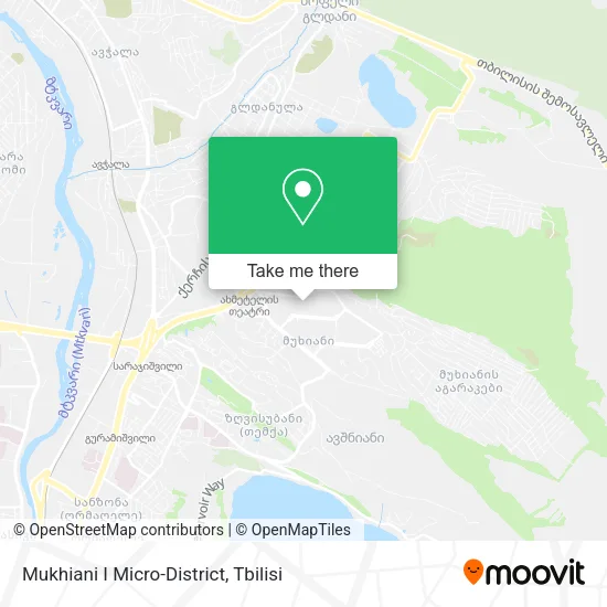 Карта Mukhiani I Micro-District