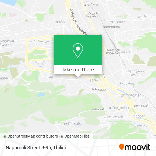 Карта Napareuli Street 9-9a