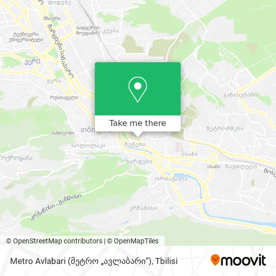 Metro Avlabari (მეტრო „ავლაბარი“) map