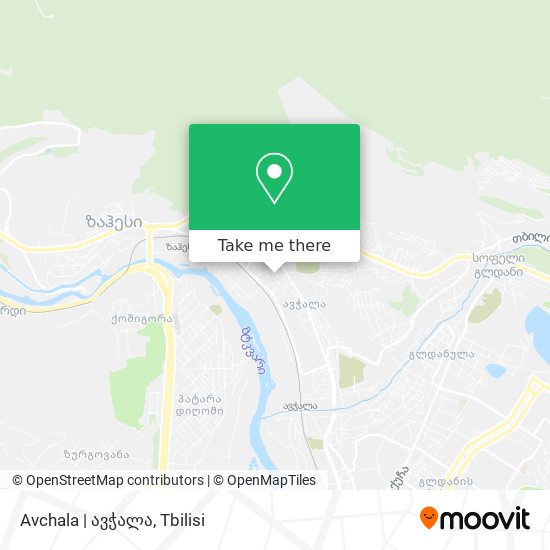 Avchala | ავჭალა map