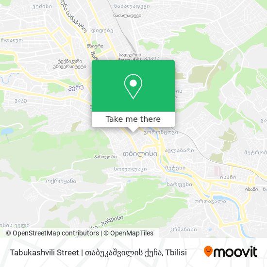 Tabukashvili Street | თაბუკაშვილის ქუჩა map