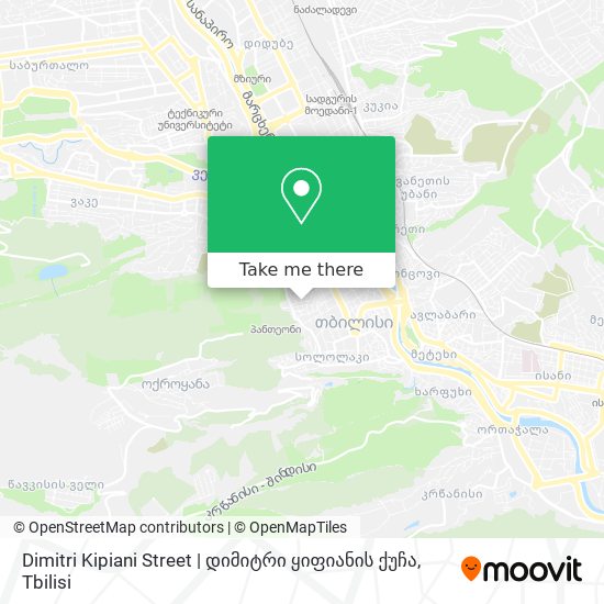 Dimitri Kipiani Street | დიმიტრი ყიფიანის ქუჩა map