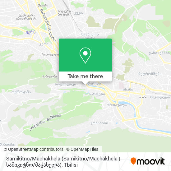 Samikitno / Machakhela (Samikitno / Machakhela | სამიკიტნო / მაჭახელა) map