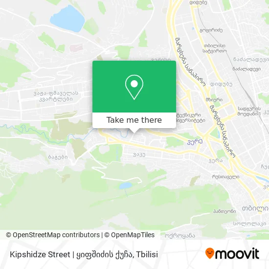 Kipshidze Street | ყიფშიძის ქუჩა map