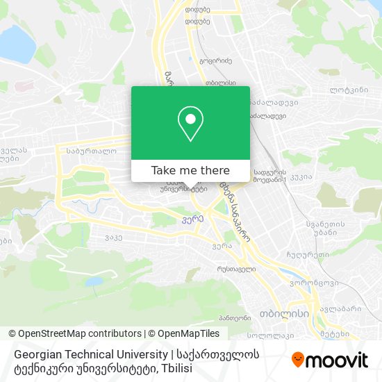 Georgian Technical University | საქართველოს ტექნიკური უნივერსიტეტი map