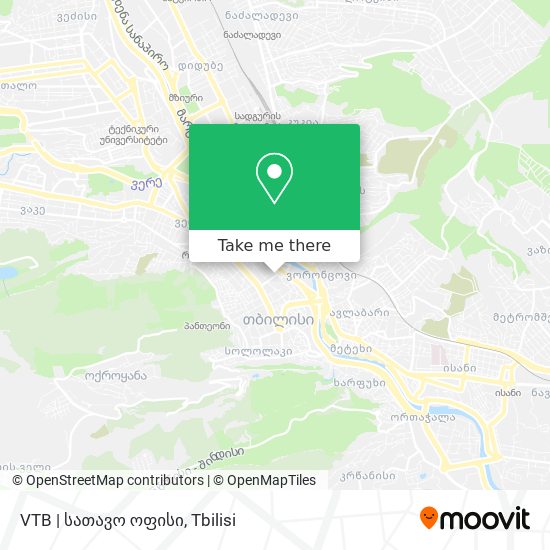 VTB | სათავო ოფისი map