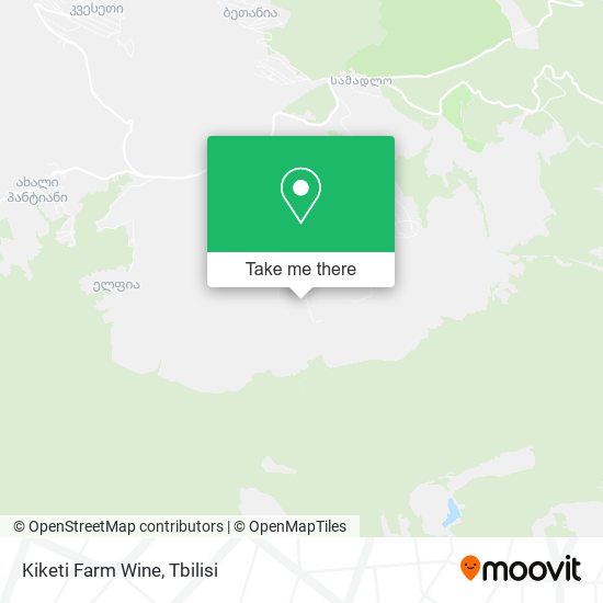 Kiketi Farm Wine map