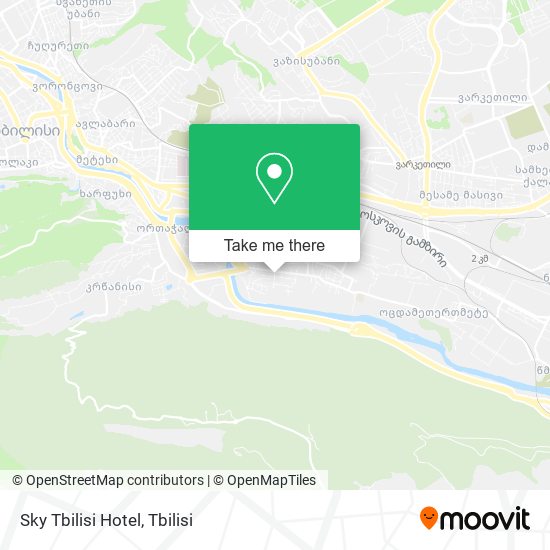 Sky Tbilisi Hotel map