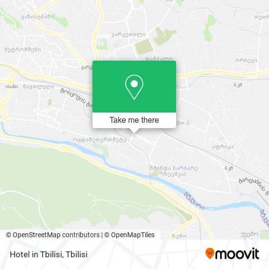 Карта Hotel in Tbilisi