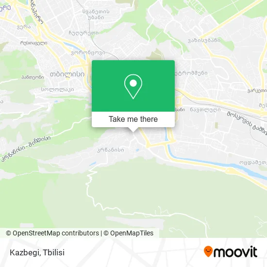 Карта Kazbegi